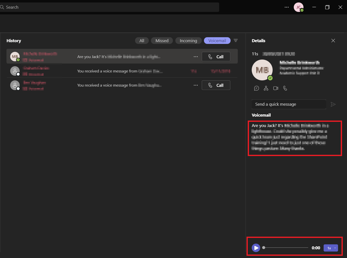 How do I access voicemail in Microsoft Teams? IT Service