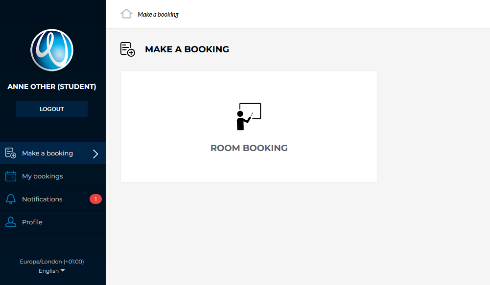 Make A Booking Page Resource Booker