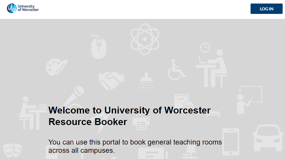 Resource Booker landing page