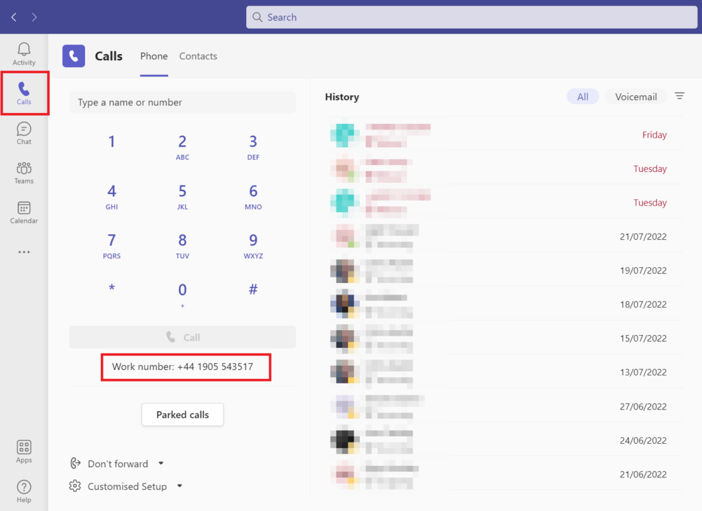 how to add your phone number in teams